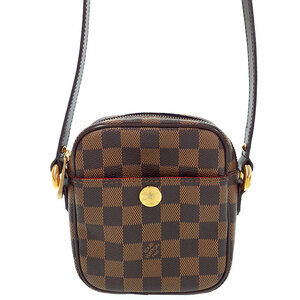 Louis Vuitton Damier Ebene Brown Rift Shoulder Bag
